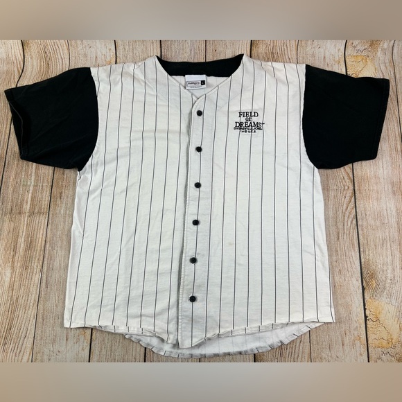 Vintage Badger Field Of Dreams Baseball Jersey Shirt Movie Promo Size Large - Picture 1 of 6